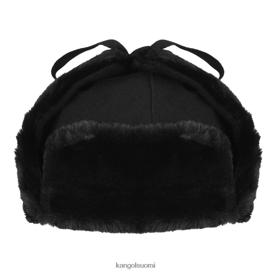 VF8024851 musta sukupuolineutraali Kangol villainen ushanka Lisätarvikkeet