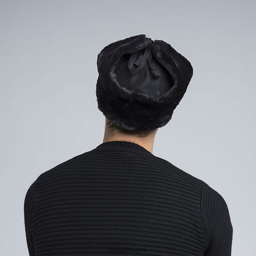 VF8024851 musta sukupuolineutraali Kangol villainen ushanka Lisätarvikkeet