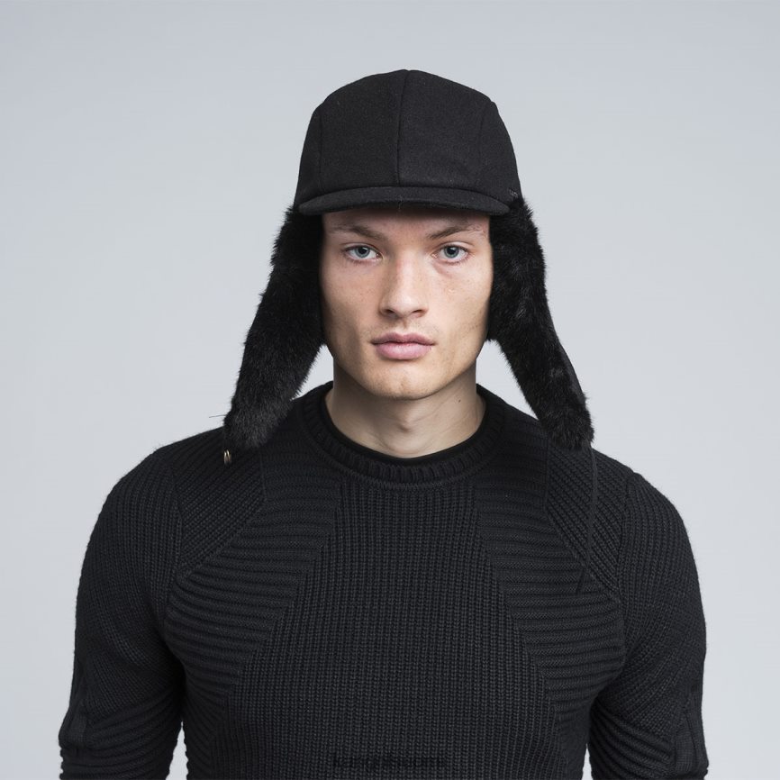 VF8024860 musta sukupuolineutraali Kangol villainen lentäjä Lisätarvikkeet