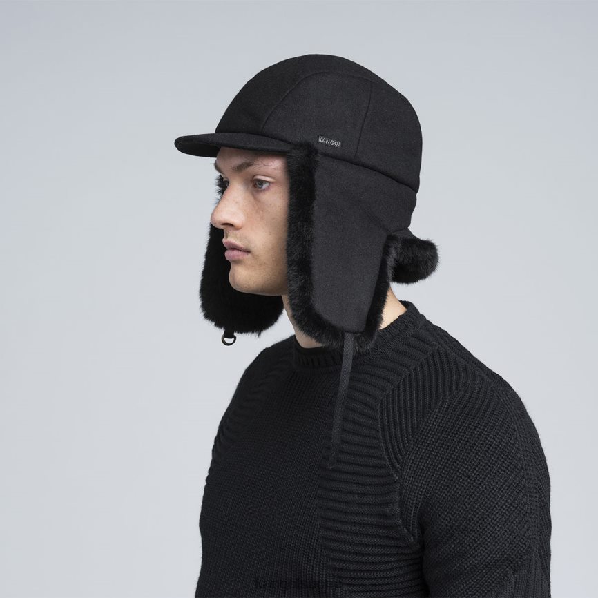 VF8024860 musta sukupuolineutraali Kangol villainen lentäjä Lisätarvikkeet