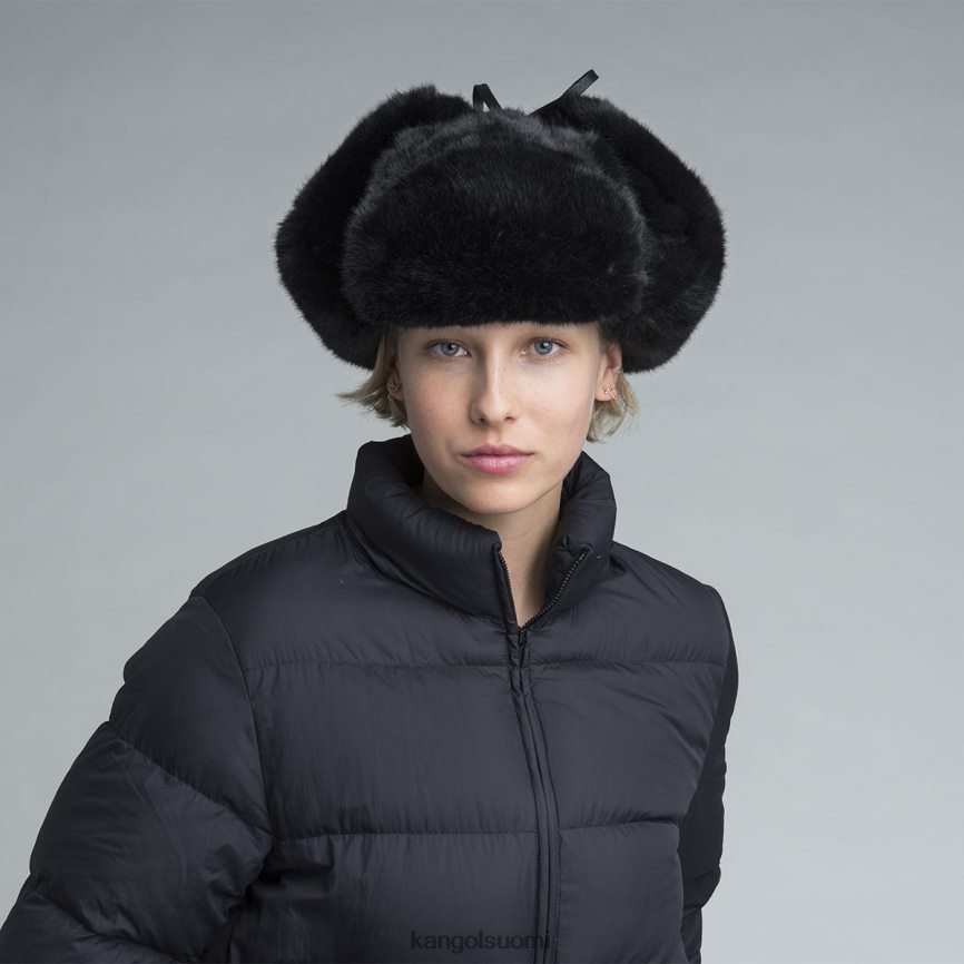VF8024861 musta sukupuolineutraali Kangol tekoturkista pyydystäjä Lisätarvikkeet