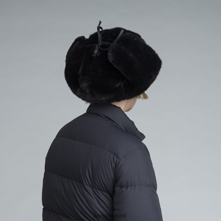 VF8024861 musta sukupuolineutraali Kangol tekoturkista pyydystäjä Lisätarvikkeet