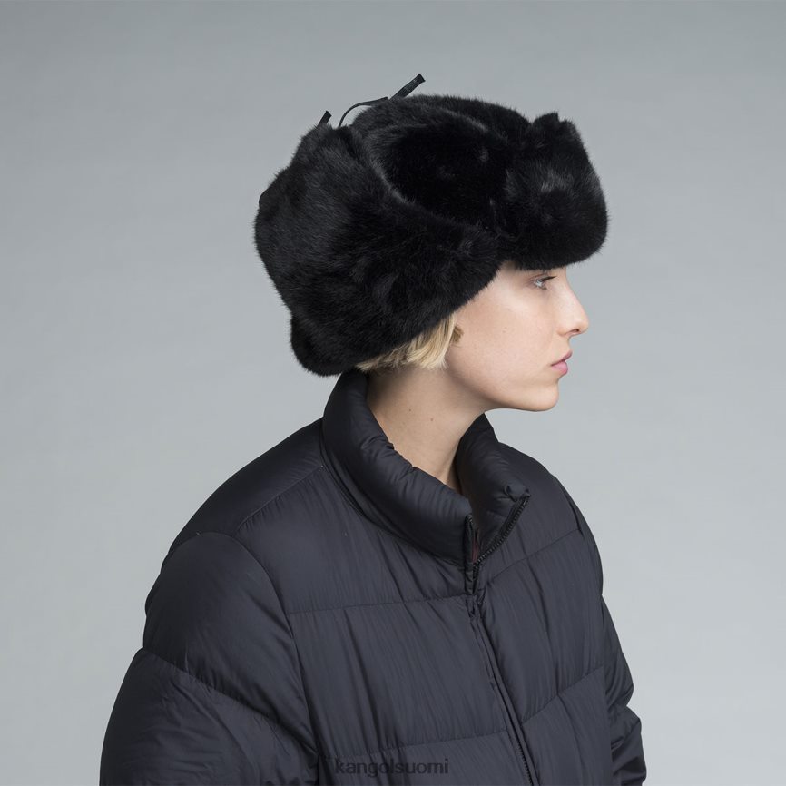 VF8024861 musta sukupuolineutraali Kangol tekoturkista pyydystäjä Lisätarvikkeet