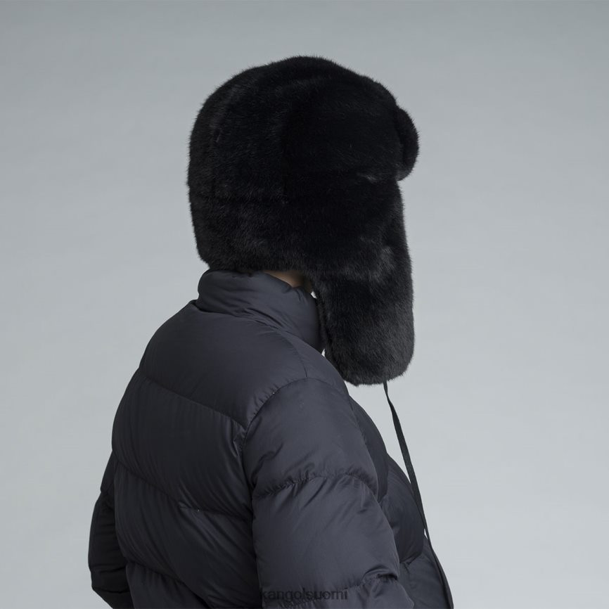 VF8024861 musta sukupuolineutraali Kangol tekoturkista pyydystäjä Lisätarvikkeet