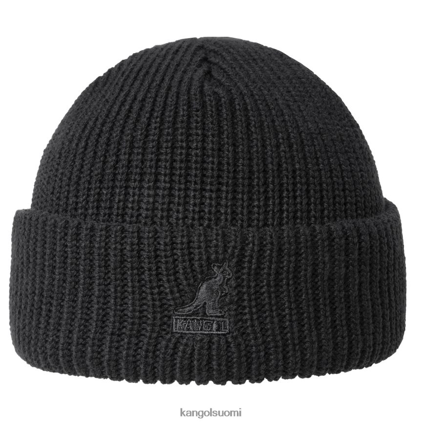 VF8024862 musta sukupuolineutraali Kangol Cardinal 2-suuntainen pipo Lisätarvikkeet