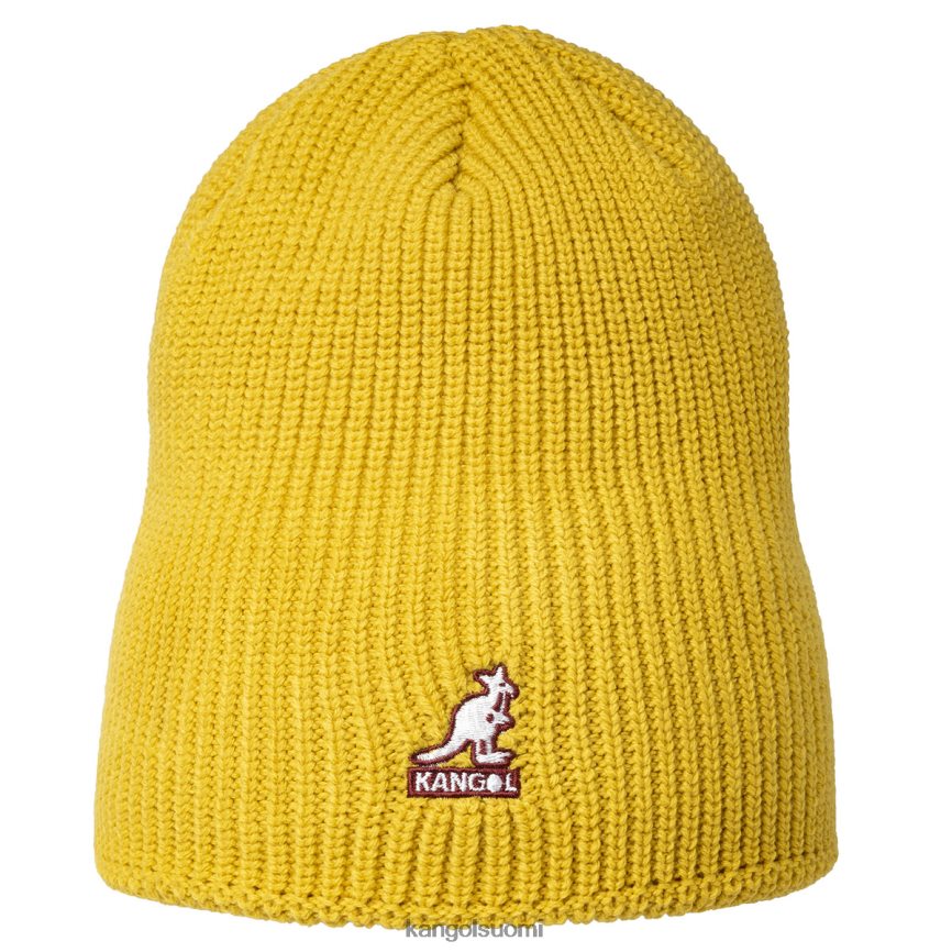 VF8024865 vanhaa kultaa sukupuolineutraali Kangol Cardinal 2-suuntainen pipo Lisätarvikkeet