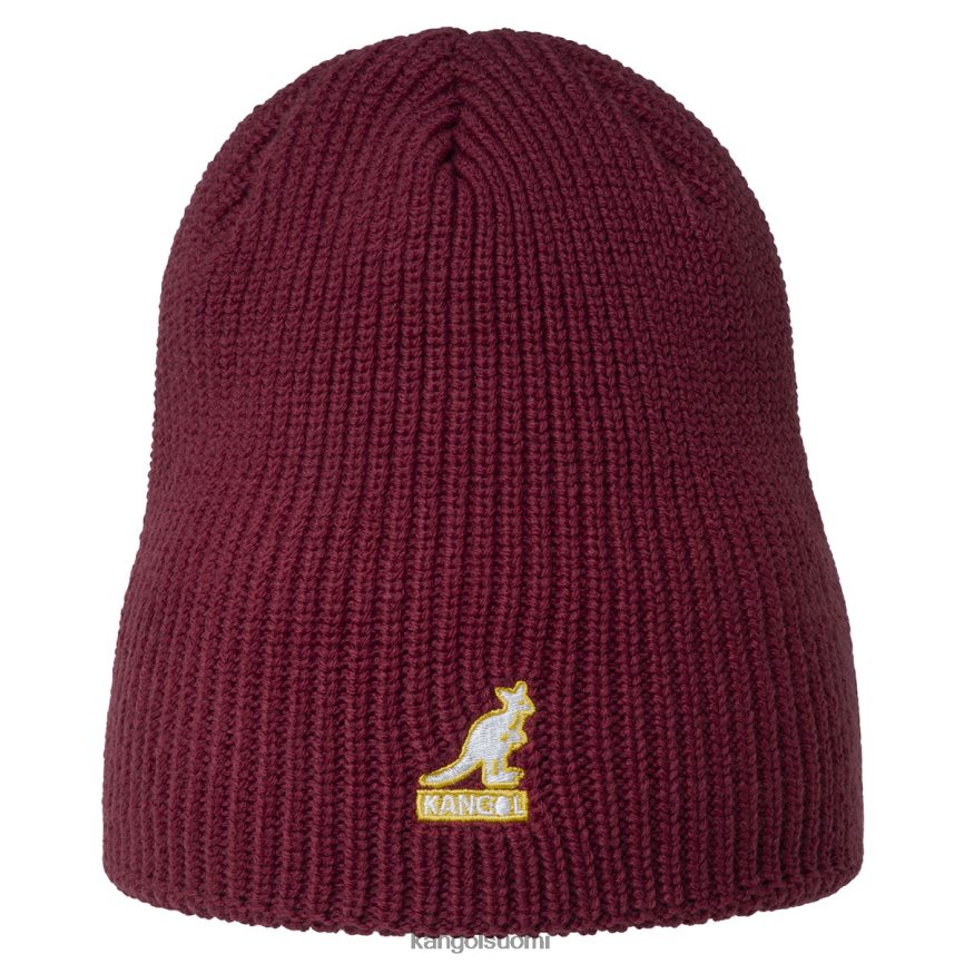 VF8024867 punainen sametti sukupuolineutraali Kangol Cardinal 2-suuntainen pipo Lisätarvikkeet