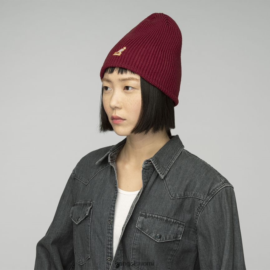 VF8024867 punainen sametti sukupuolineutraali Kangol Cardinal 2-suuntainen pipo Lisätarvikkeet