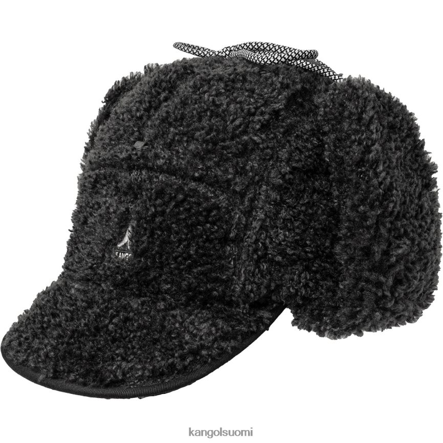 VF8024912 musta sukupuolineutraali Kangol faux shearling hyötyläppäkorkki Lisätarvikkeet
