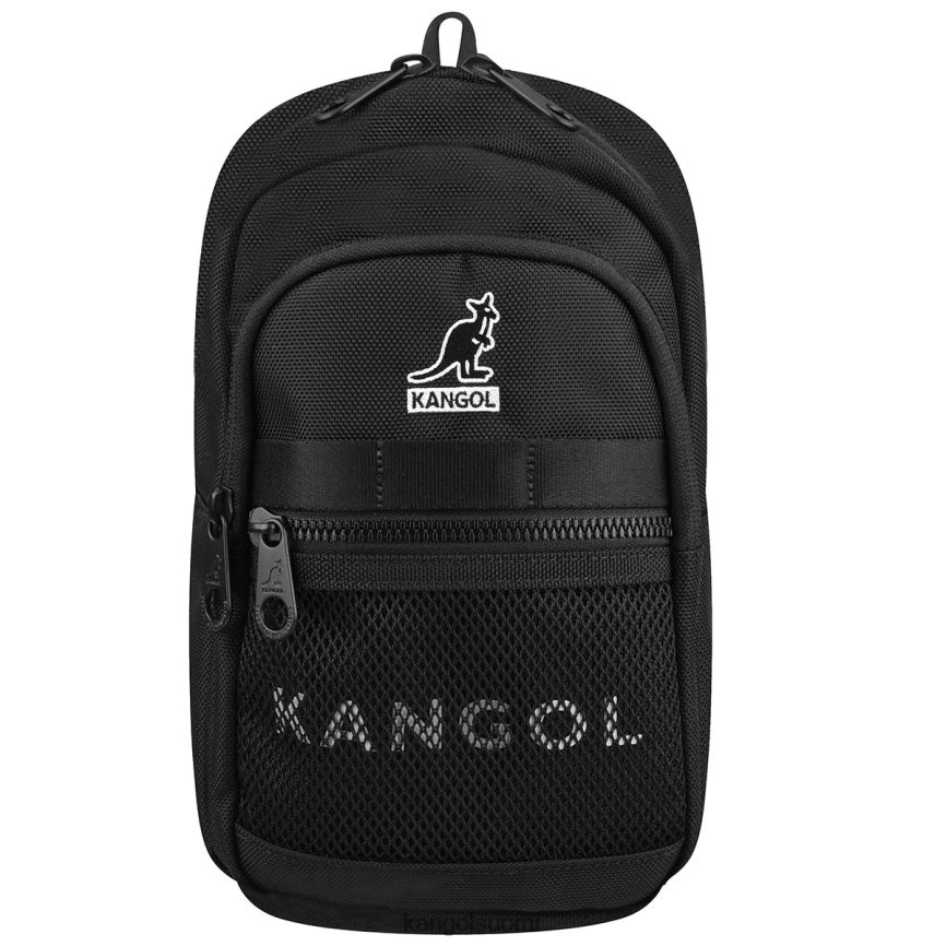 VF8024955 musta sukupuolineutraali Kangol icon iii -laukku Lisätarvikkeet