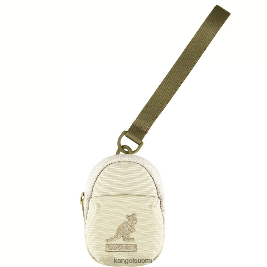 VF8024953 ekru sukupuolineutraali Kangol lineaarinen kevyt reppu Lisätarvikkeet