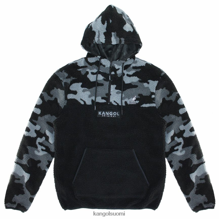 VF80241179 hiilen naamio sukupuolineutraali Kangol camo sherpa villapaita vaatetus