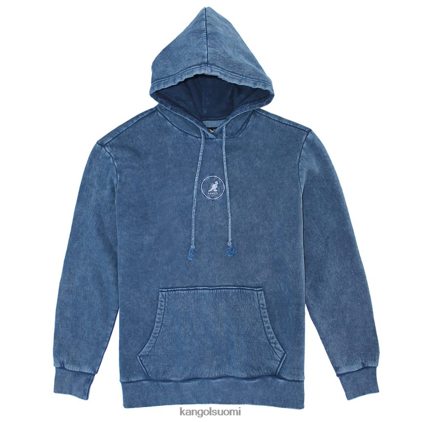 VF80241092 denim pesu sukupuolineutraali Kangol acid trip brodeerattu huppari vaatetus