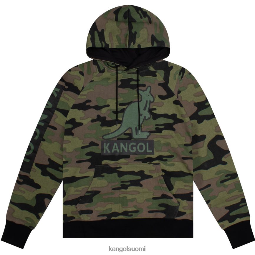 VF80241112 armeijan camo sukupuolineutraali Kangol camo huppari vaatetus