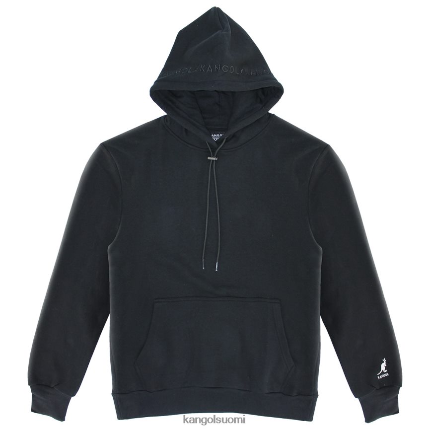 VF80241145 musta miehet Kangol brodeerattu huppari vaatetus