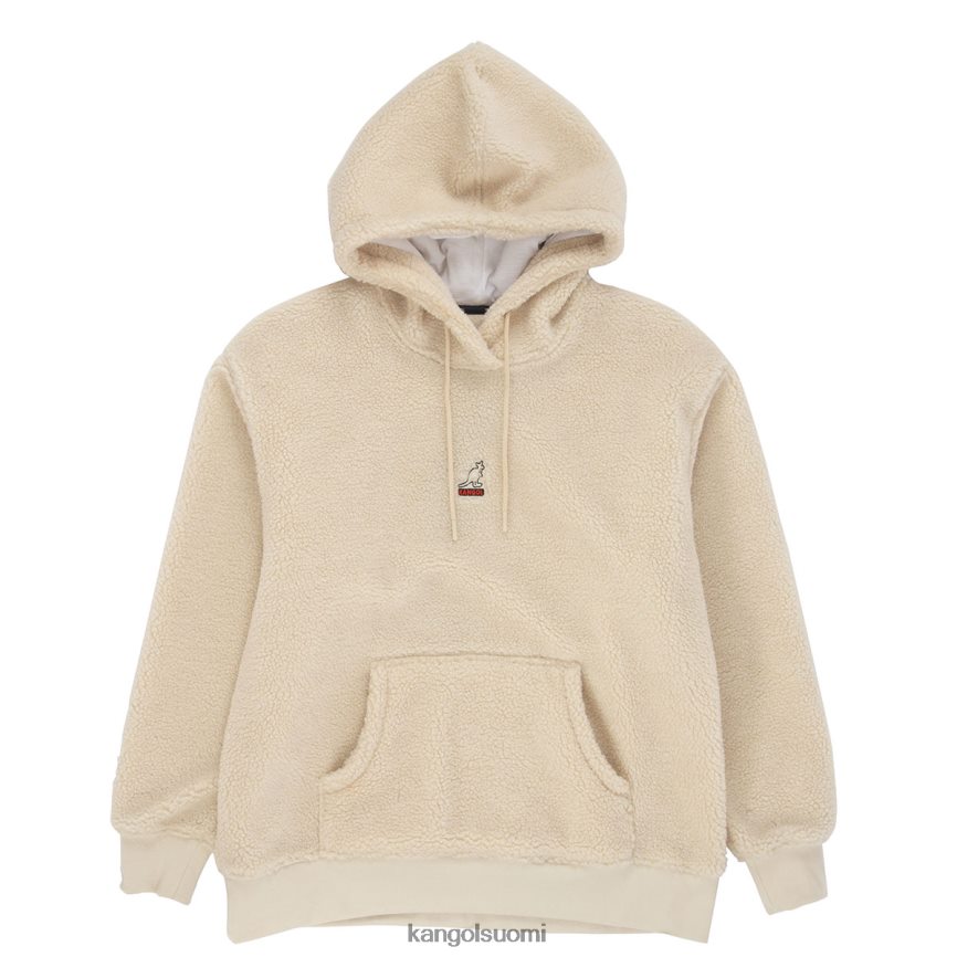 VF80241184 beige sukupuolineutraali Kangol sherpa-huppari vaatetus