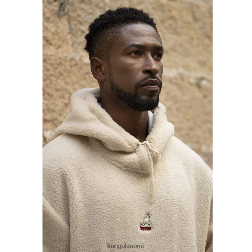VF80241184 beige sukupuolineutraali Kangol sherpa-huppari vaatetus