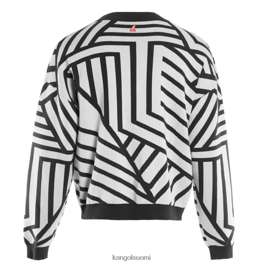 VF80241209 valkoinen musta sukupuolineutraali Kangol graffiti neuletakki vaatetus