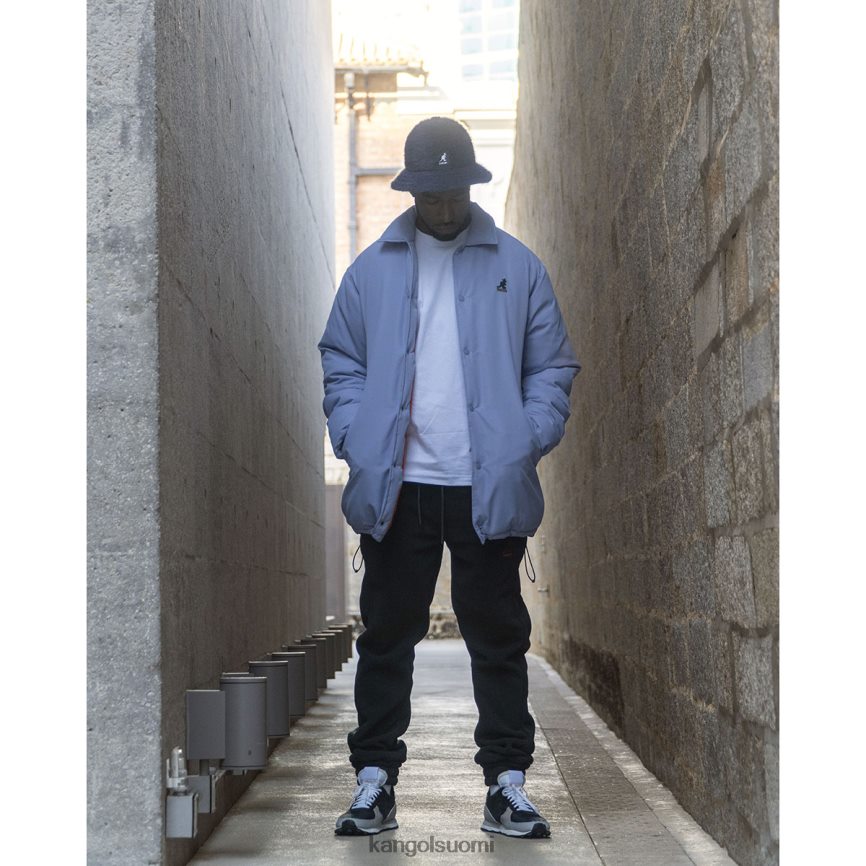 VF80241228 jäinen lila sukupuolineutraali Kangol ylisuuri takki vaatetus