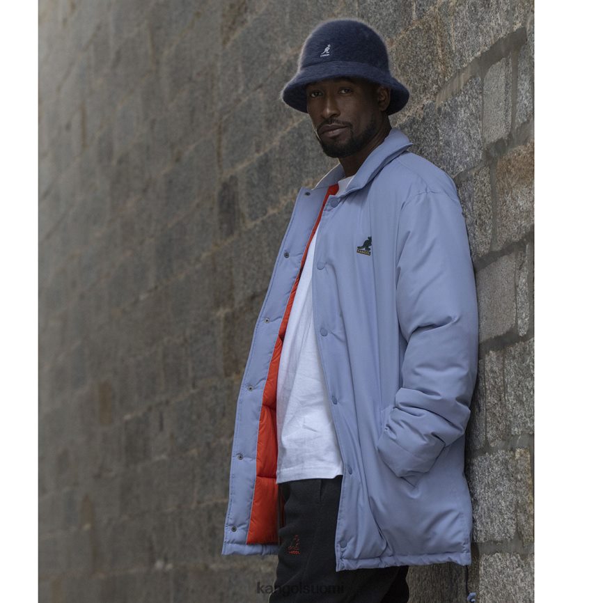 VF80241228 jäinen lila sukupuolineutraali Kangol ylisuuri takki vaatetus