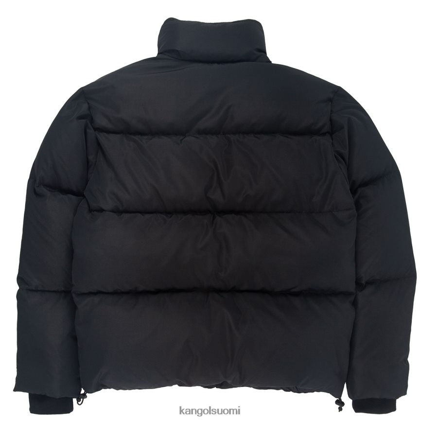 VF80241230 pikimusta sukupuolineutraali Kangol patch tasku untuvatakki vaatetus