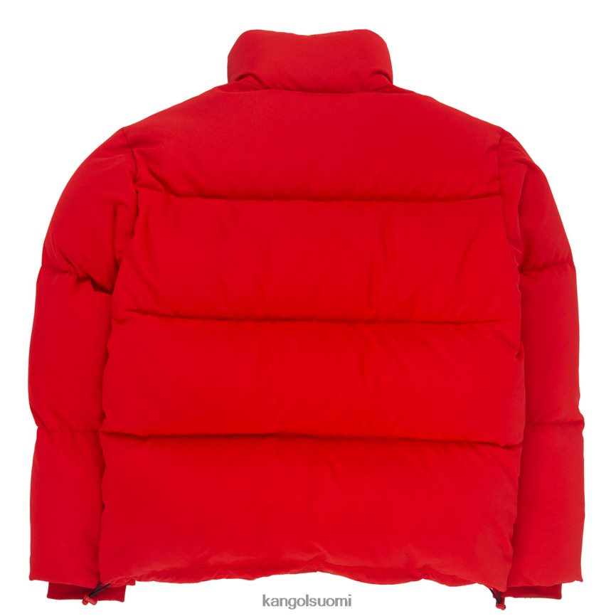 VF80241231 liekki helakanpunainen sukupuolineutraali Kangol patch tasku untuvatakki vaatetus