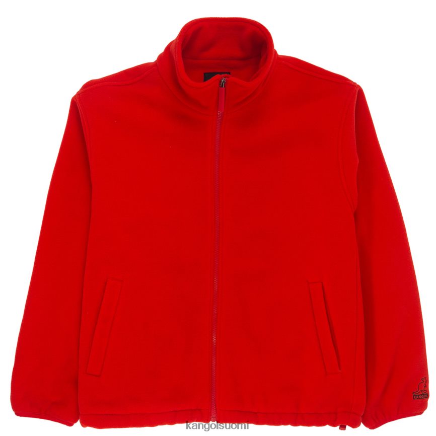 VF80241233 liekki helakanpunainen sukupuolineutraali Kangol vetoketjullinen fleecetakki vaatetus